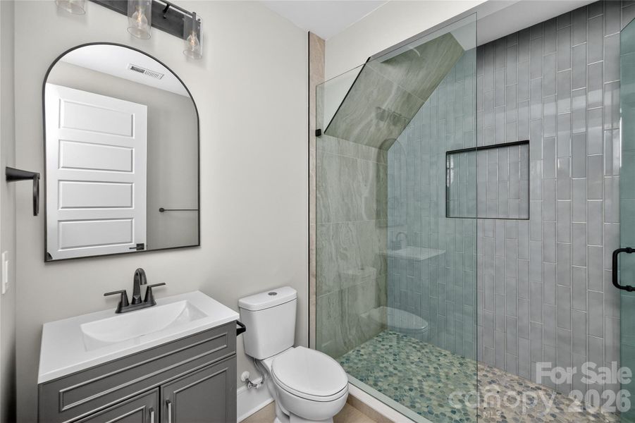 Furnished interior view inside a new home in , Charlotte (Image 34).