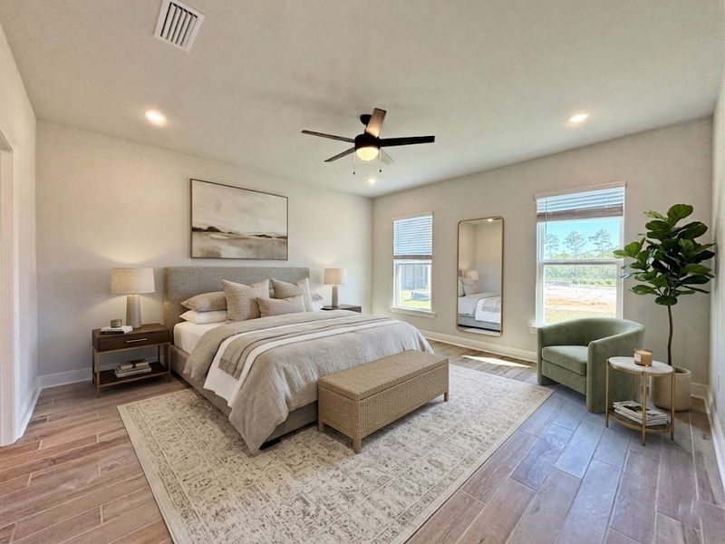 Furnished interior view inside a new home in Natureview, Freeport (Image 7).