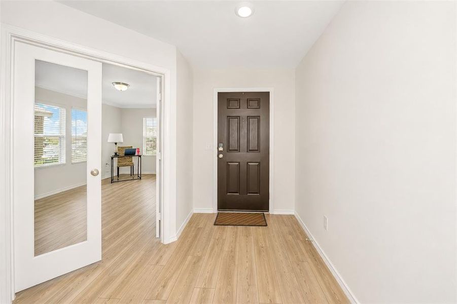 Spacious, unfurnished interior of a new home in , Denton (Image 37). Spacious, unfurnished interior of a new home in , Denton (Image 37).