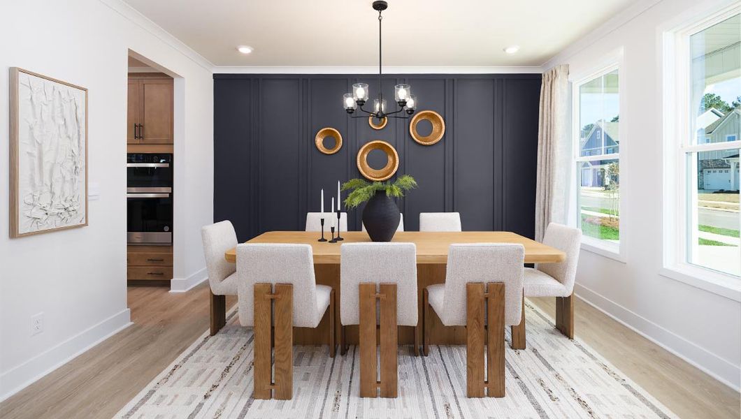 Furnished interior view inside a new home in Westport, York (Image 11).