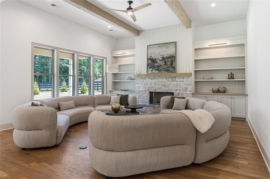 Furnished interior view inside a new home in , Alpharetta (Image 44). Furnished interior view inside a new home in , Alpharetta (Image 44).