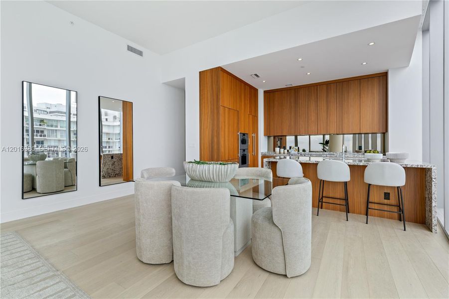 Furnished interior view inside a new home in , Miami (Image 4).