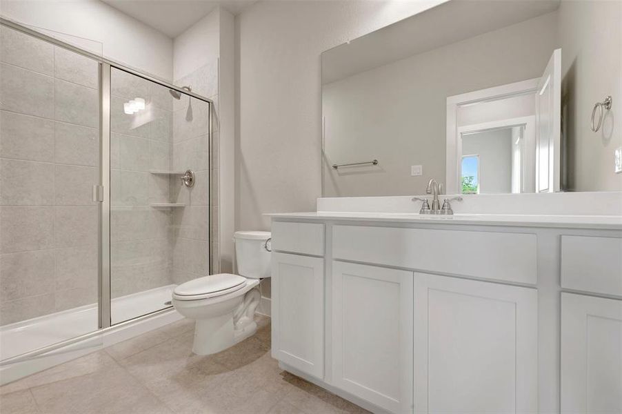 Furnished interior view inside a new home in Lily Creek at Sutton Fields, Aubrey (Image 10).