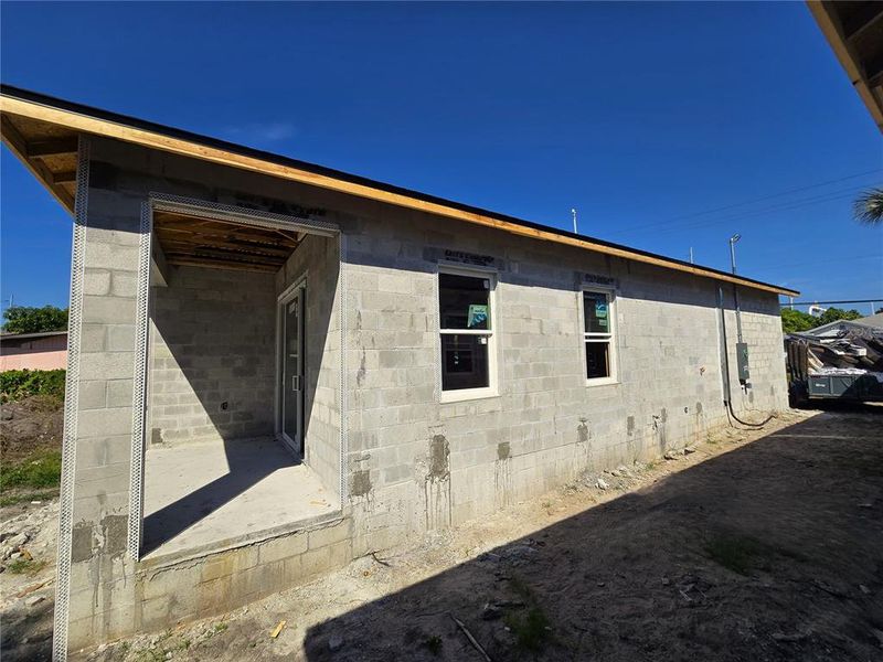 In-progress construction of a new home in , Tampa, FL (Image 38).