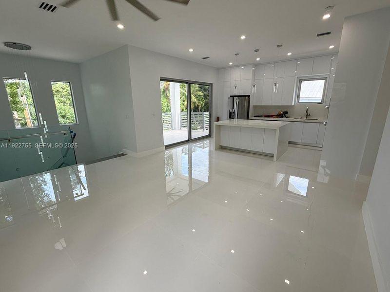 Living and Kitchen Area Living and Kitchen Area