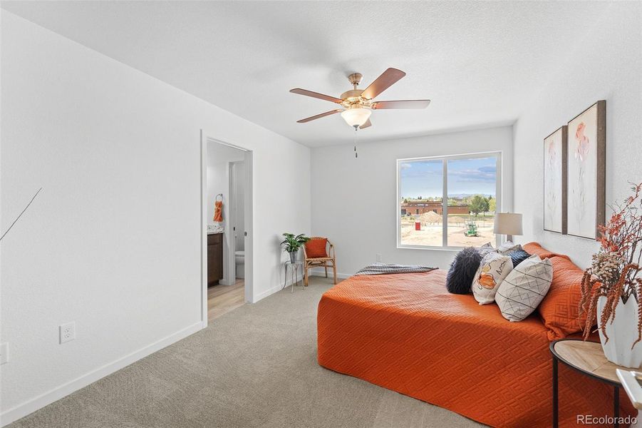 Furnished interior view inside a new home in , Colorado Springs (Image 24).