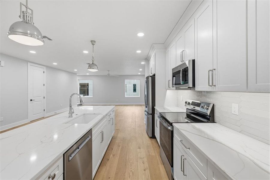 Furnished interior view inside a new home in , Tampa (Image 8).