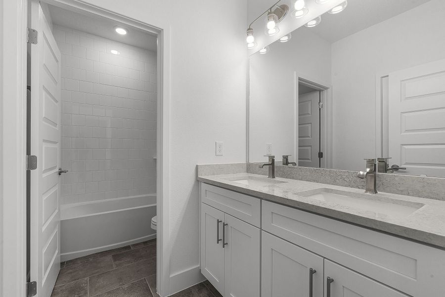 Representative furnished interior of a home built from the Franklin by Rockwell Homes in Harvest at Ovation - Townhomes, Winter Garden (Image 51). Representative furnished interior of a home built from the Franklin by Rockwell Homes in Harvest at Ovation - Townhomes, Winter Garden (Image 51).
