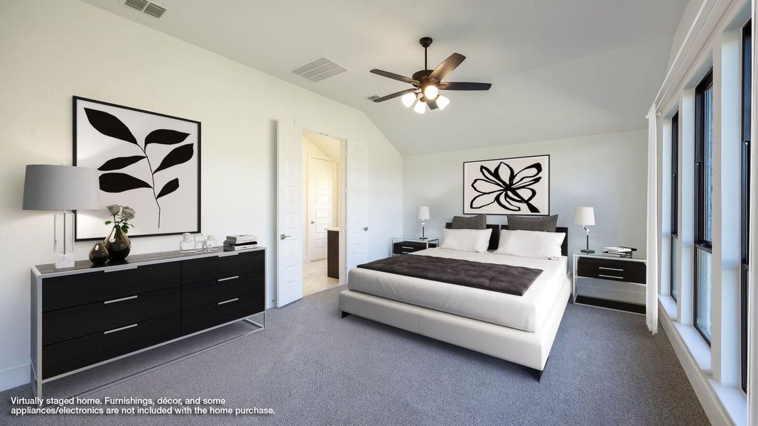 Furnished interior view inside a new home in Nolina 60', Georgetown (Image 5).