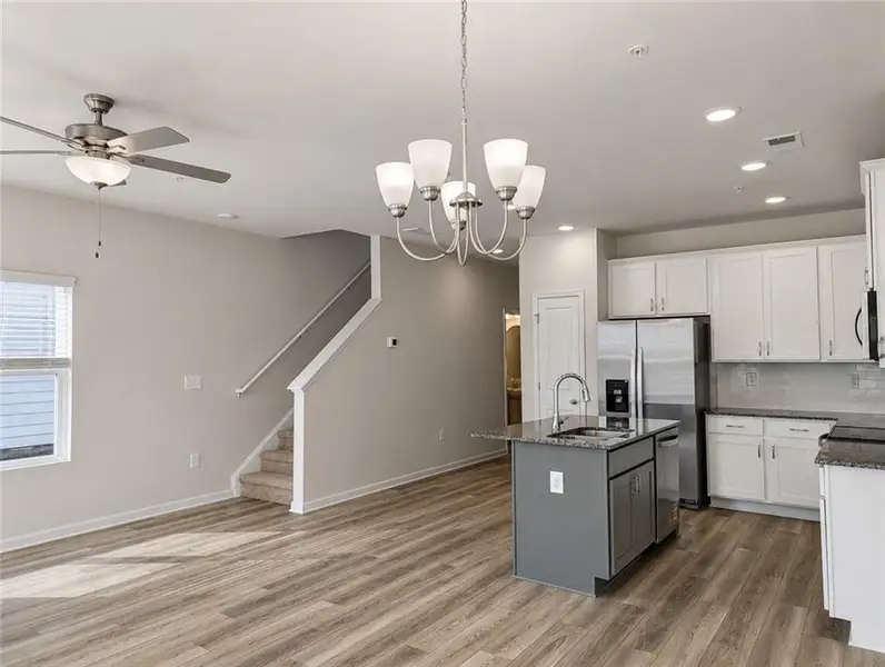 Furnished interior view inside a new home in Walden Park – The Collection, Jonesboro (Image 4).