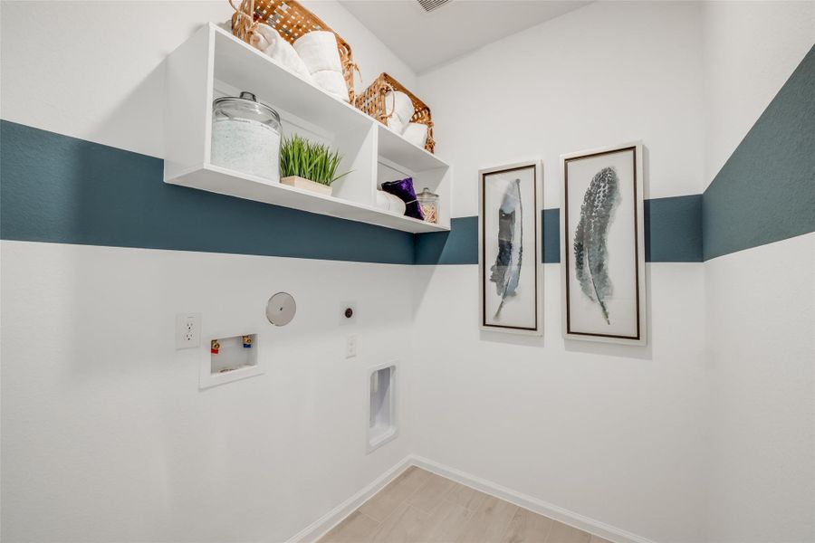 Furnished interior view inside a new home in Bridgeland, Cypress (Image 4).