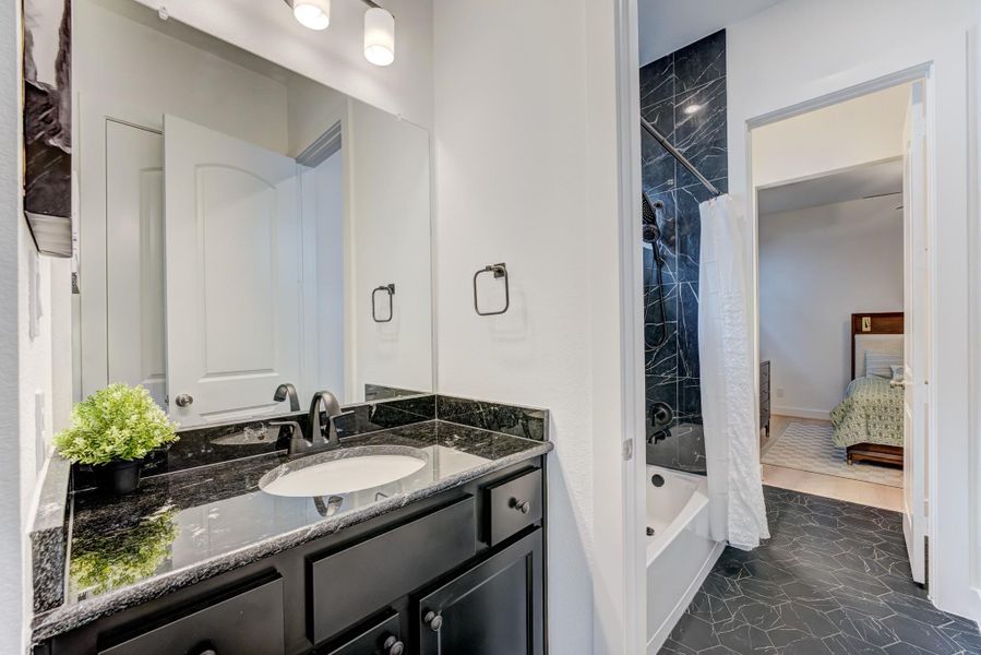 Furnished interior view inside a new home in , Missouri City (Image 32).