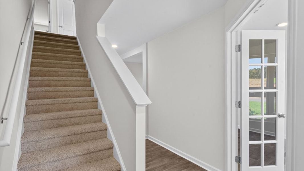 Representative unfurnished interior of a home built from the KYLE by D.R. Horton in Olive Branch, Clayton (Image 8).