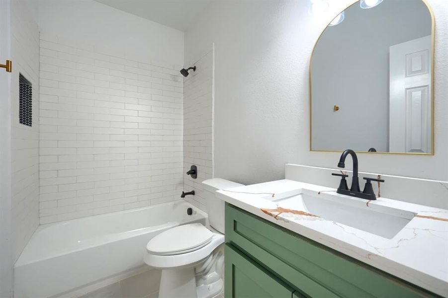 Secondary Bathroom, Second level. Secondary Bathroom, Second level.