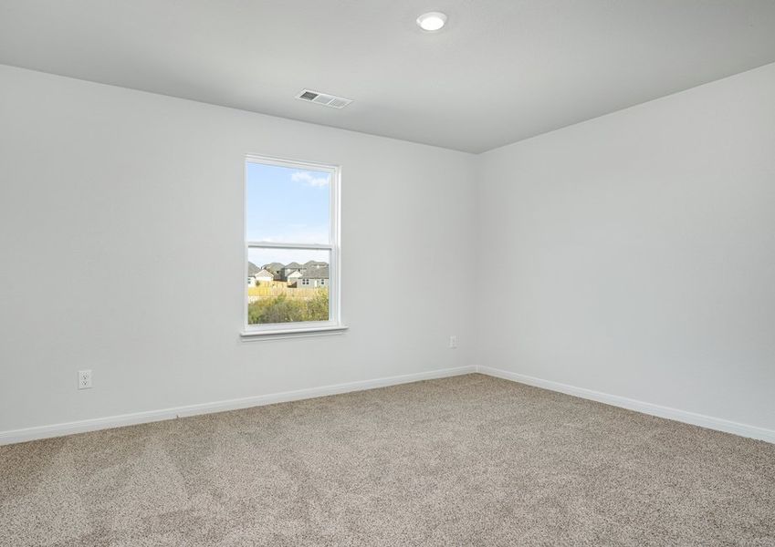 The secondary bedrooms are a perfect space for childrens bedrooms and guest rooms.