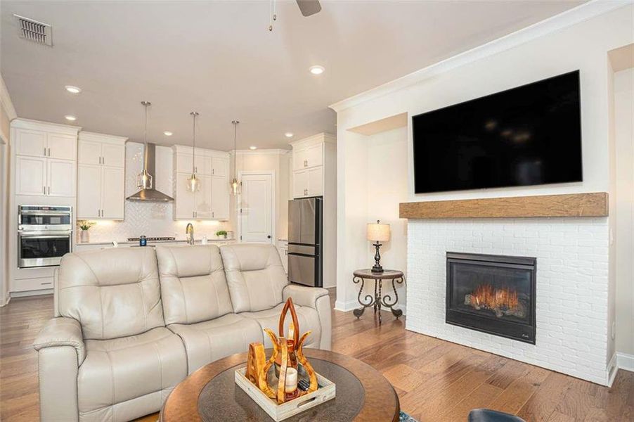 Furnished interior view inside a new home in Idylwilde, Canton (Image 38).