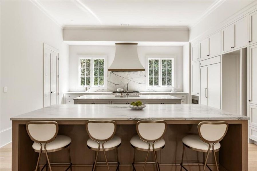 Furnished interior view inside a new home in , Alpharetta (Image 33).