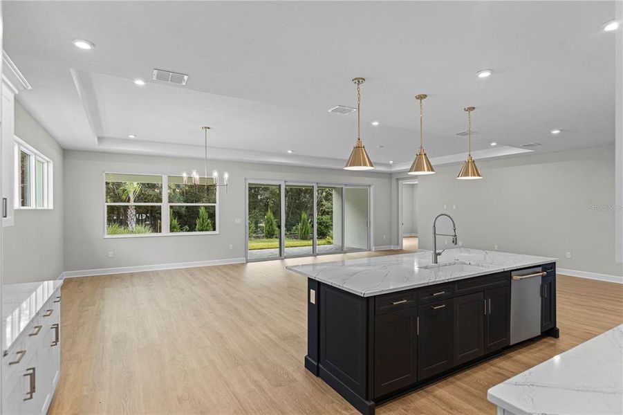 Furnished interior view inside a new home in Cresswind at Hammock Oaks, Lady Lake (Image 12).