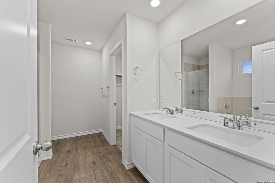 Furnished interior view inside a new home in Laurel Vistas, San Antonio (Image 12).