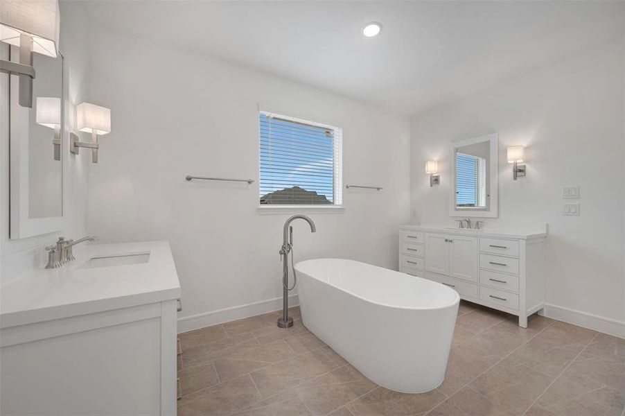 Furnished interior view inside a new home in Timberbrook, Justin (Image 20).