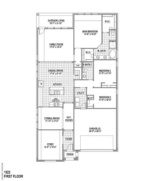 Plan 1522 1st Floor