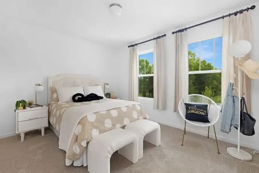 Representative furnished interior of a home built from the Whitney by True Homes in The Retreat at Reedy Fork Ranch, Greensboro (Image 19).