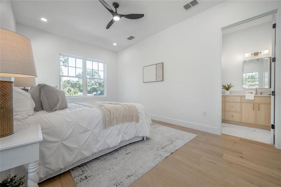 Furnished interior view inside a new home in , Tampa (Image 38).