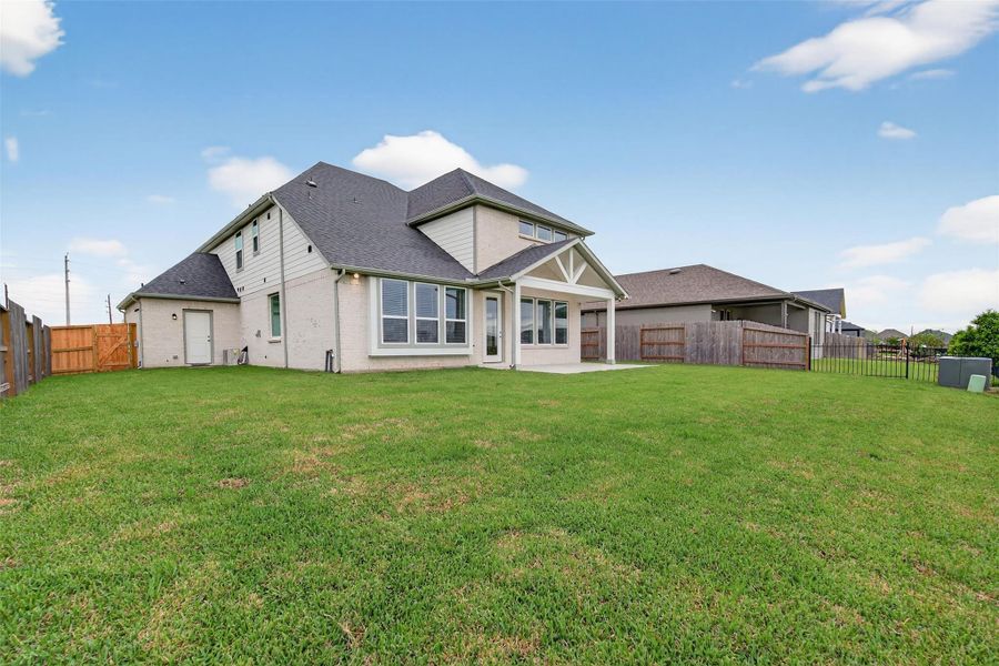 Exterior details and patio area of a home in , Richmond (Image 4). Exterior details and patio area of a home in , Richmond (Image 4).
