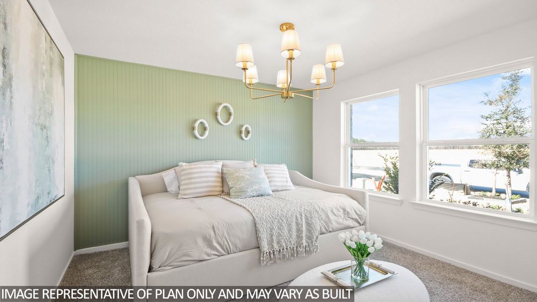 Furnished interior view inside a new home in River Ranch Trails, Dayton (Image 14).
