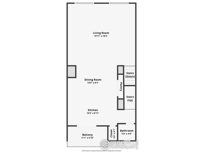 2D floor plan layout of this home in , Broomfield, CO (Image 5).