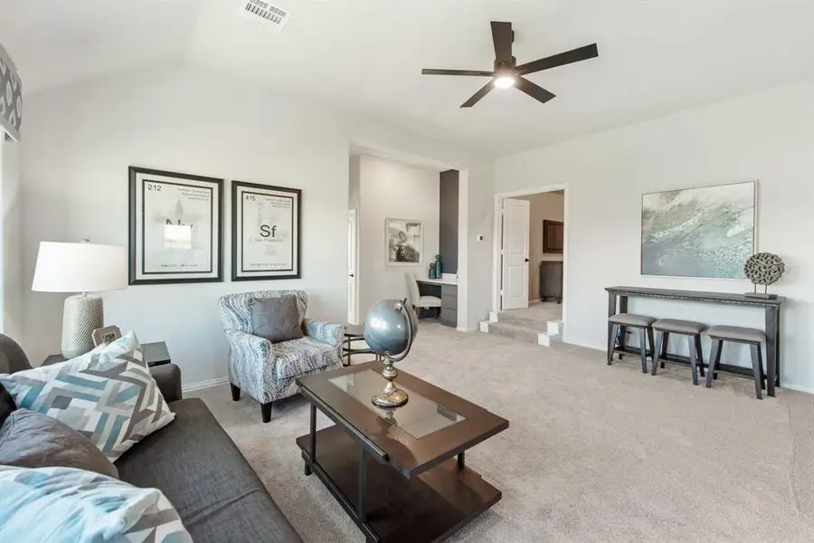 Furnished interior view inside a new home in Trees Farm, DeSoto (Image 11).