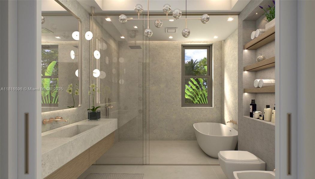 Furnished interior view inside a new home in , Pinecrest (Image 8).