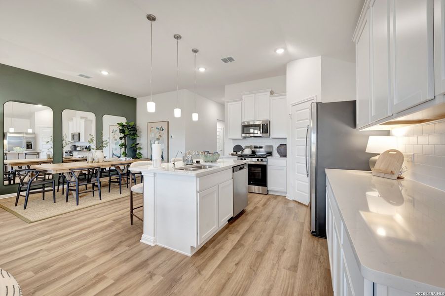 Furnished interior view inside a new home in Verano Farms, San Antonio (Image 16).