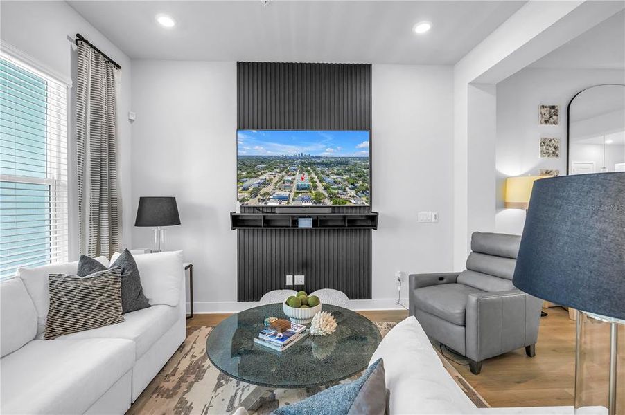 Furnished interior view inside a new home in , St. Petersburg (Image 5).