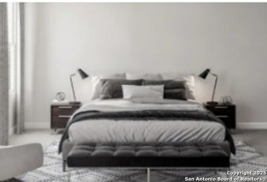 Furnished interior view inside a new home in Las Colinas, Kenedy (Image 3). Furnished interior view inside a new home in Las Colinas, Kenedy (Image 3).