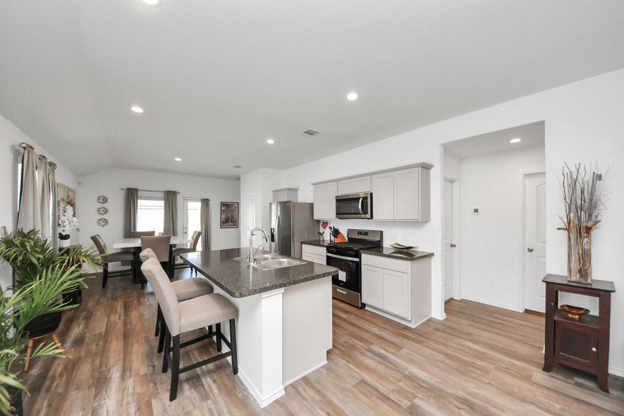 Furnished interior view inside a new home in , Spring (Image 3).