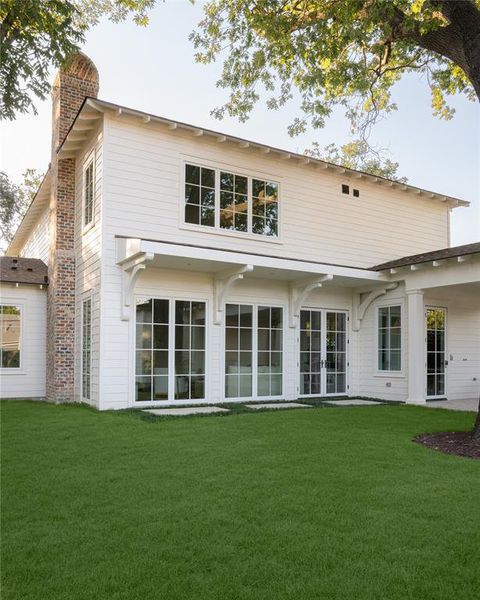 Exterior details and patio area of a home in , Fort Worth (Image 2). Exterior details and patio area of a home in , Fort Worth (Image 2).