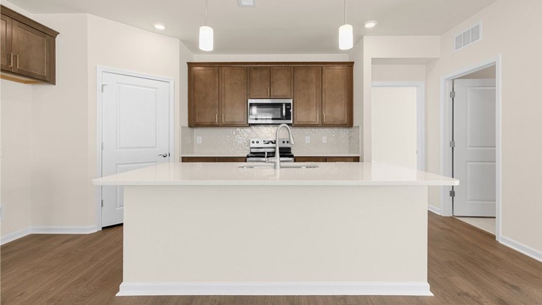 Furnished interior view inside a new home in The Villas at Collinswood, Aberdeen (Image 5).