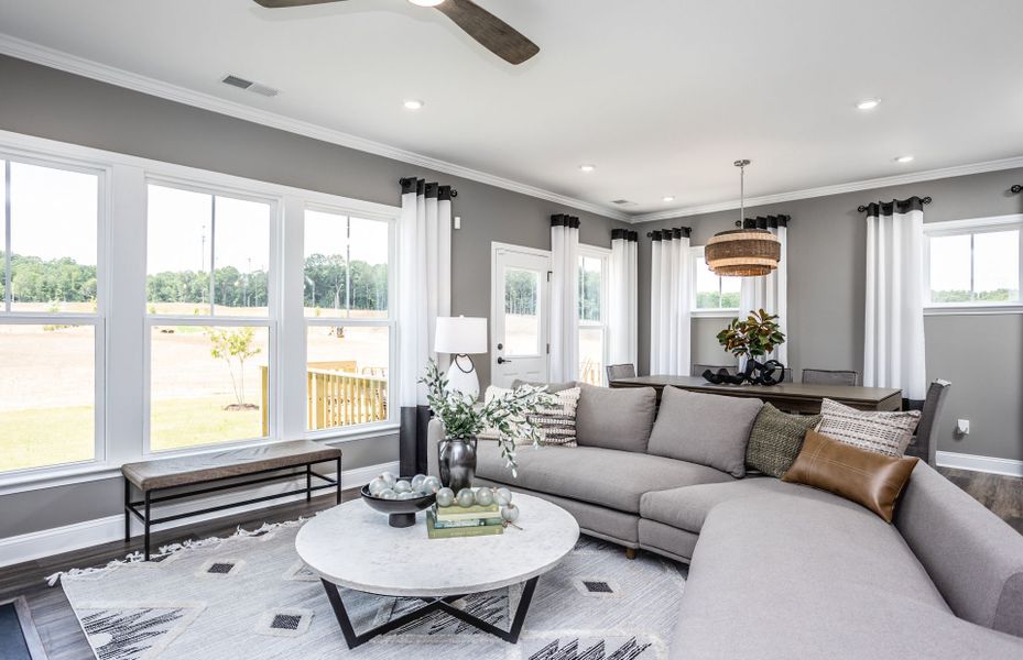 Light-Filled Living Area