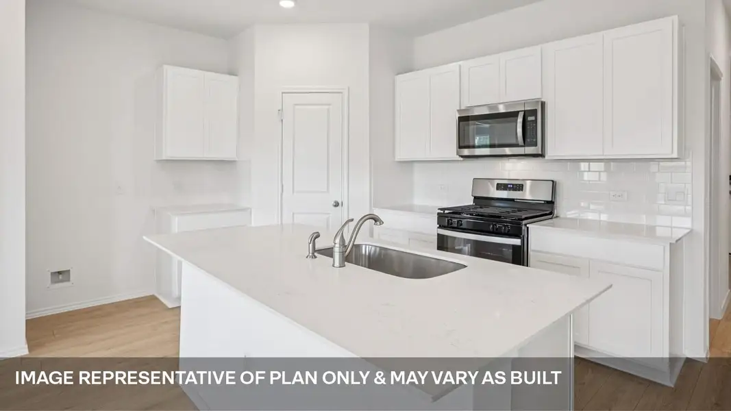 Furnished interior view inside a new home in Carillon, Manor (Image 4).
