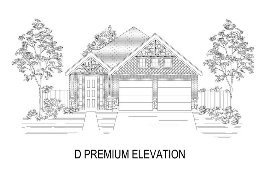 Representative rendering of the exterior for the Denton F by First Texas Homes (Image 2). Representative rendering of the exterior for the Denton F by First Texas Homes (Image 2).