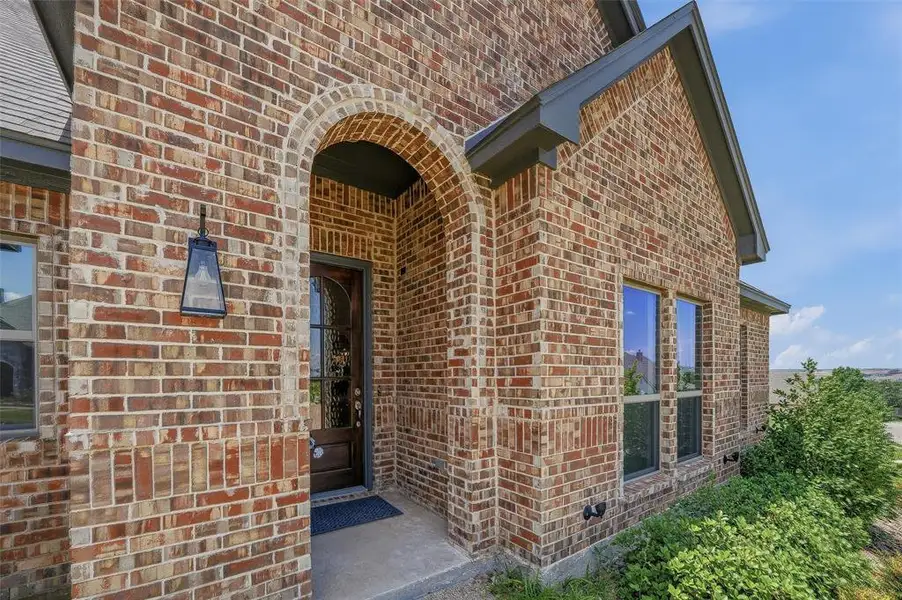 Exterior details and patio area of a home in , Benbrook (Image 3). Exterior details and patio area of a home in , Benbrook (Image 3).