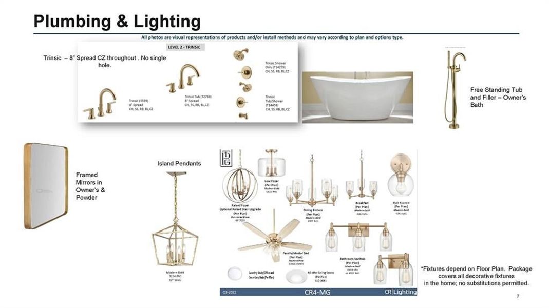 Plumbing and Lighting upgrades