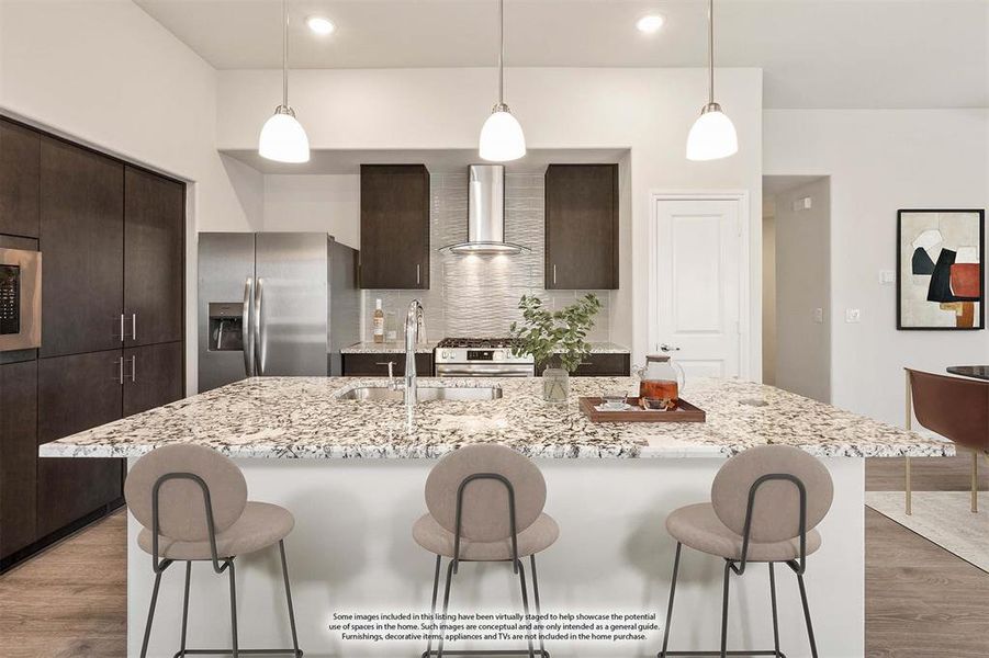 Furnished interior view inside a new home in Eagle Glen Elements, Alvarado (Image 14).