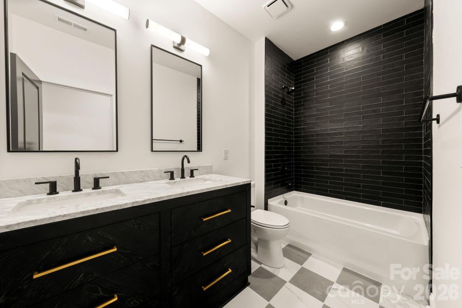Furnished interior view inside a new home in , Charlotte (Image 18).