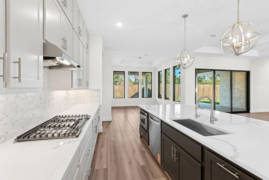 Furnished interior view inside a new home in Riverstone, Georgetown (Image 11).