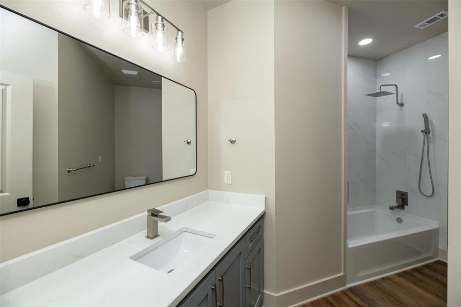 Furnished interior view inside a new home in , Emory (Image 10).
