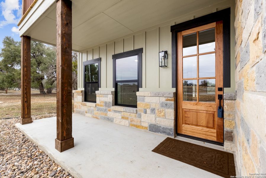 Exterior details and patio area of a home in , Bandera (Image 27). Exterior details and patio area of a home in , Bandera (Image 27).