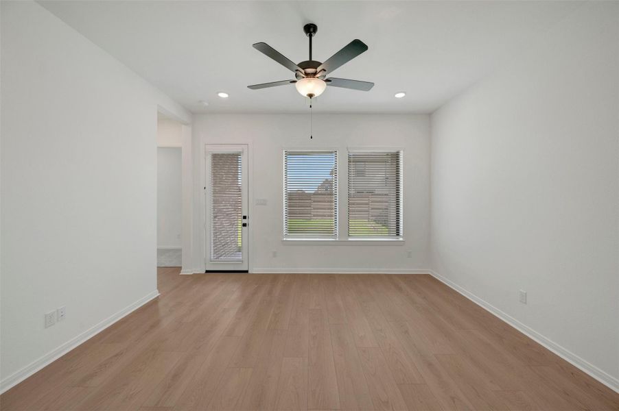 Spacious, unfurnished interior of a new home in Austin Point - Terrace Collection, Richmond (Image 14). Spacious, unfurnished interior of a new home in Austin Point - Terrace Collection, Richmond (Image 14).