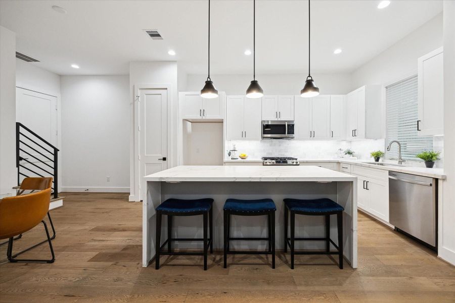 Furnished interior view inside a new home in , Houston (Image 14). Furnished interior view inside a new home in , Houston (Image 14).